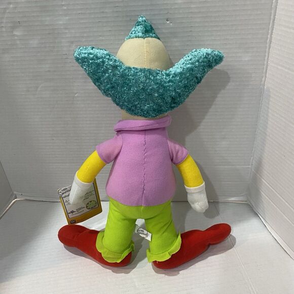 The Simpsons Krusty the Clown Plush Doll By Toy Factory 2016 NWT Crusty - Picture 2 of 5